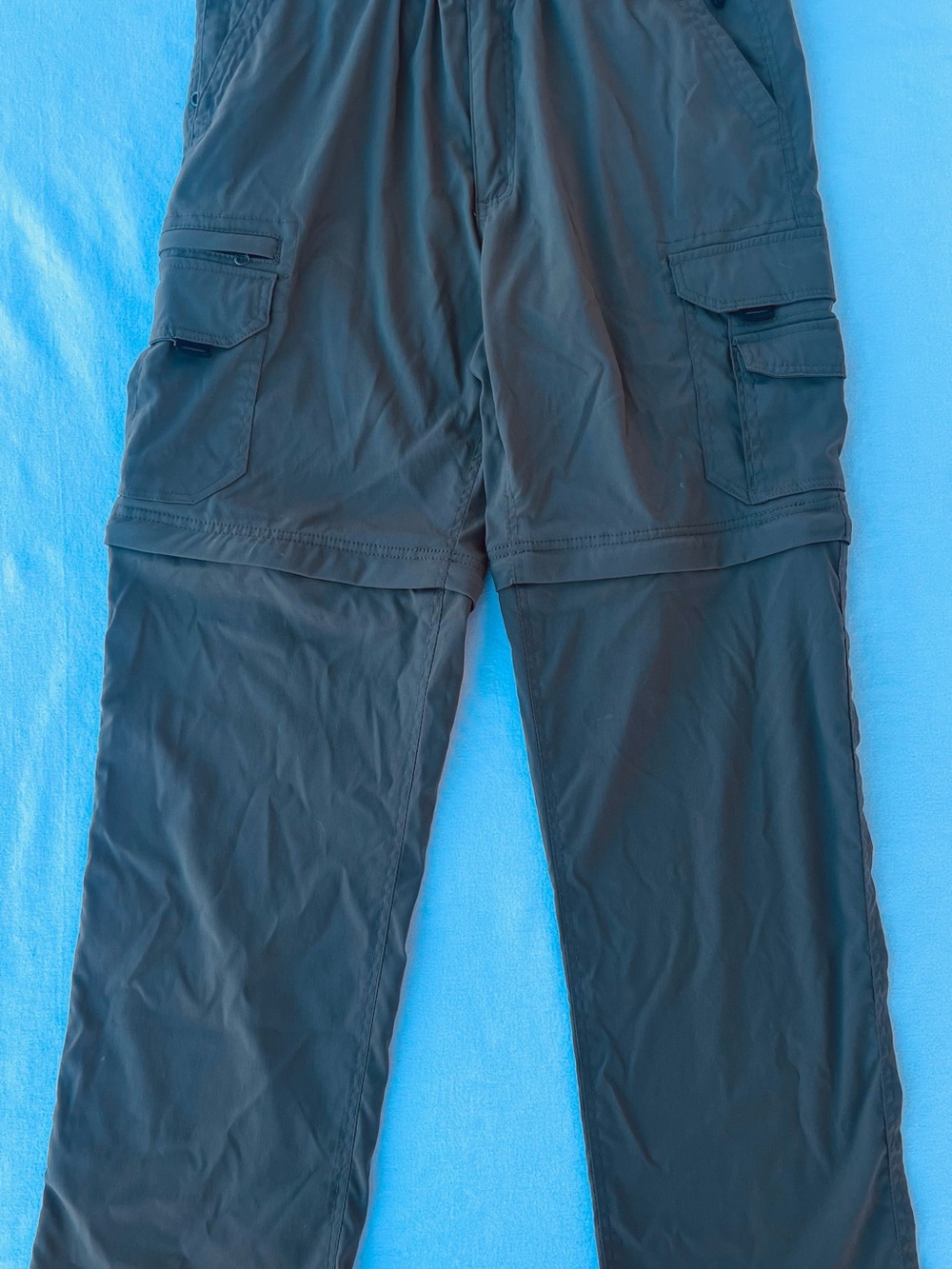 Men's Tan Cargo Convertible Travel Pants